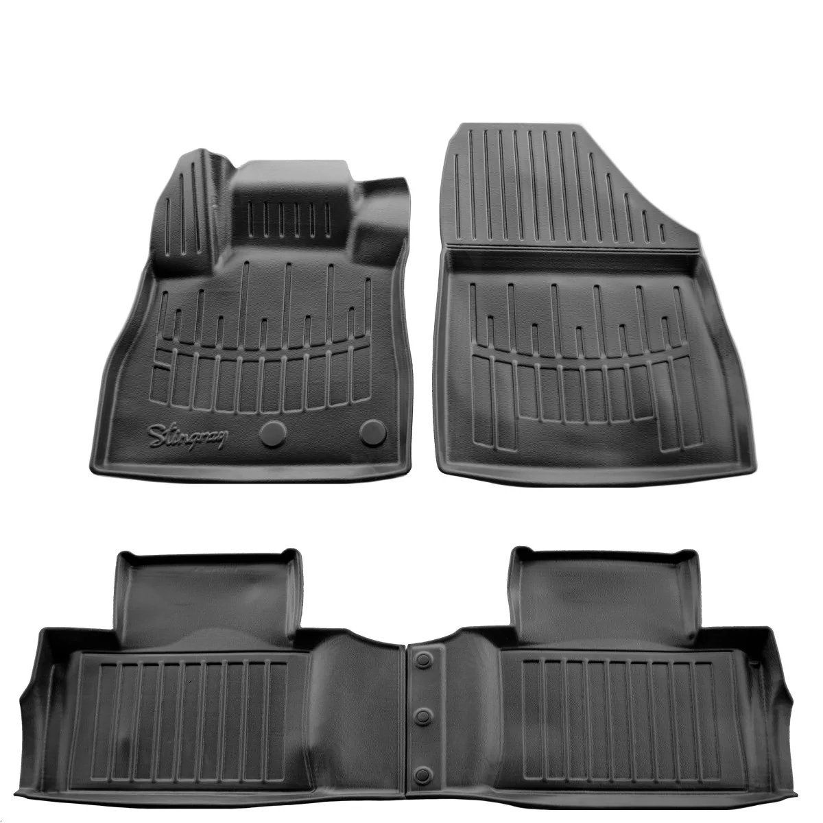 "Rubberen autovloermatten 3D, perfect passend voor RENAULT Grand Scenic (2016-2021) image"