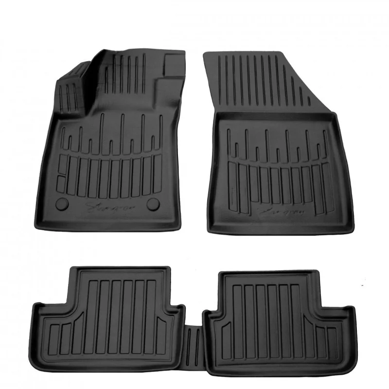 Automatten Auto, rubberen 3D automatten passend voor Renault Megane IV (vanaf 2015) hatchback, set polyurethaan