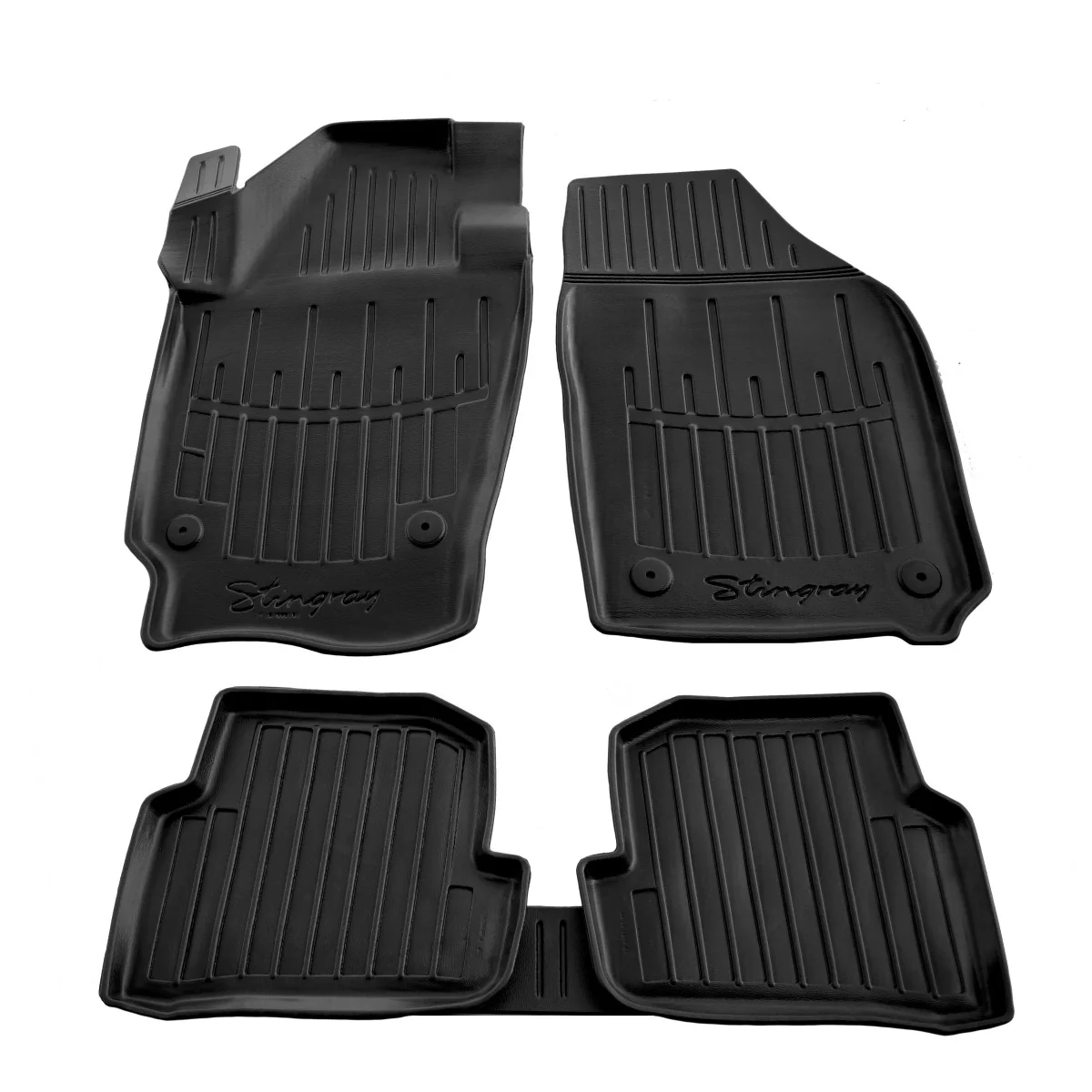 "Voetmatten Auto, 3D Gummimatten voor SKODA Fabia III (NJ) (2014-2021), precis passend, geurneutraal image"