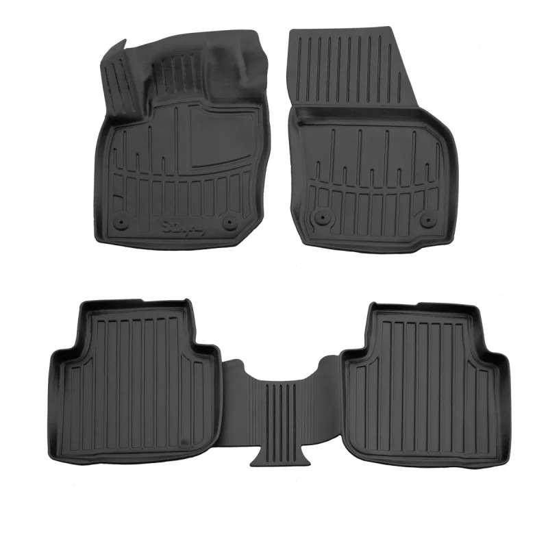 "Autovoetmatten, rubbervoetmatten 3D voor SKODA Kodiaq (2024-...), antislip image"