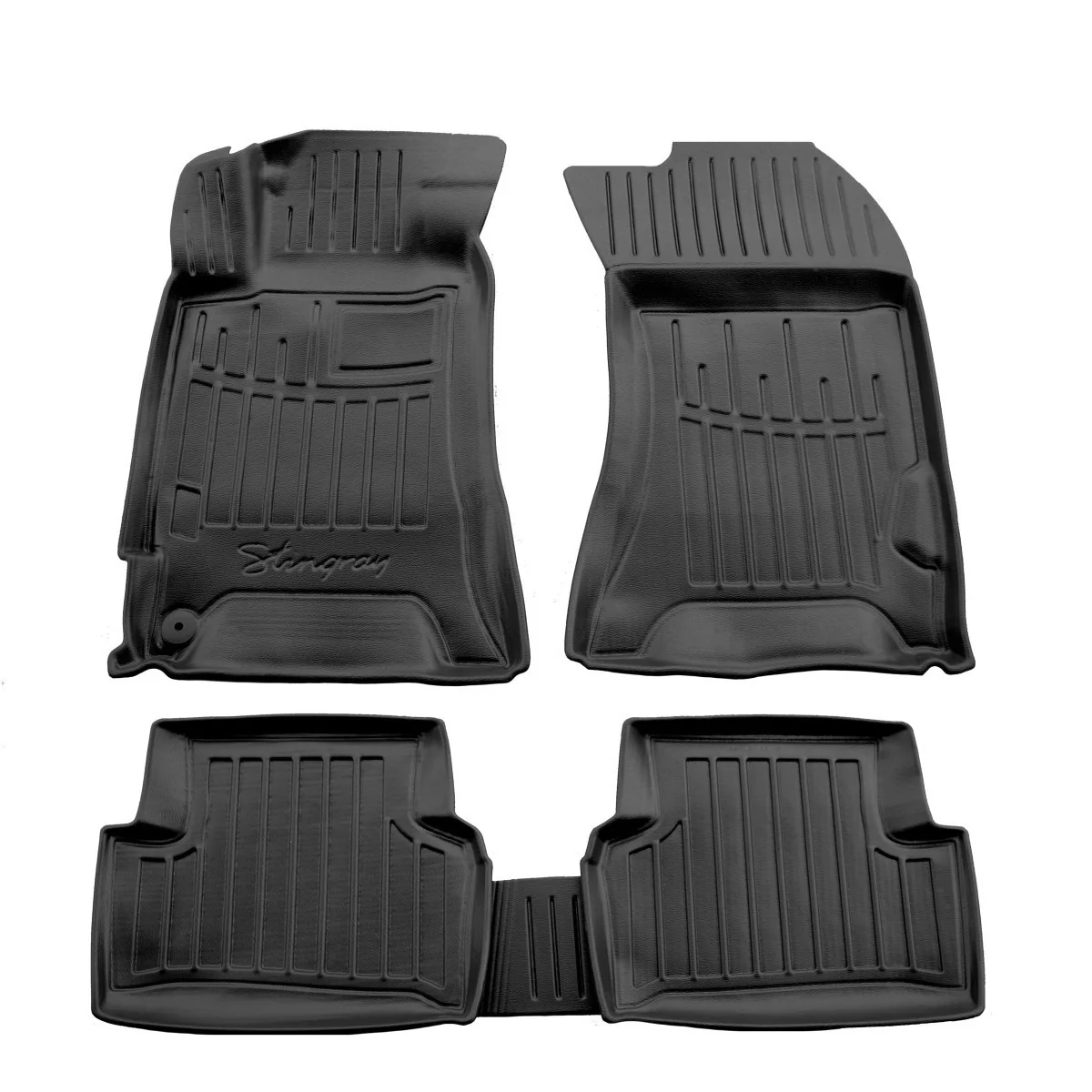 "3D, precies passend voor SUBARU Forester SG (2002-2008), Rubberen automatten set image"