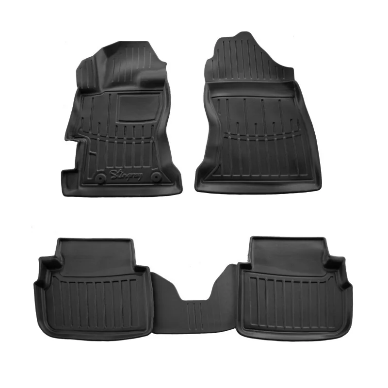 "Rubberen automatten, 3D automatten, pasvorm, hoge rand, voor SUBARU Impreza (GK/GT) 2016-2023 image"