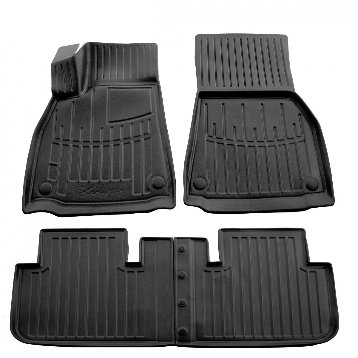 "3D automatten voor TESLA Model S Plaid (2021-...), precies passend, antislip image"