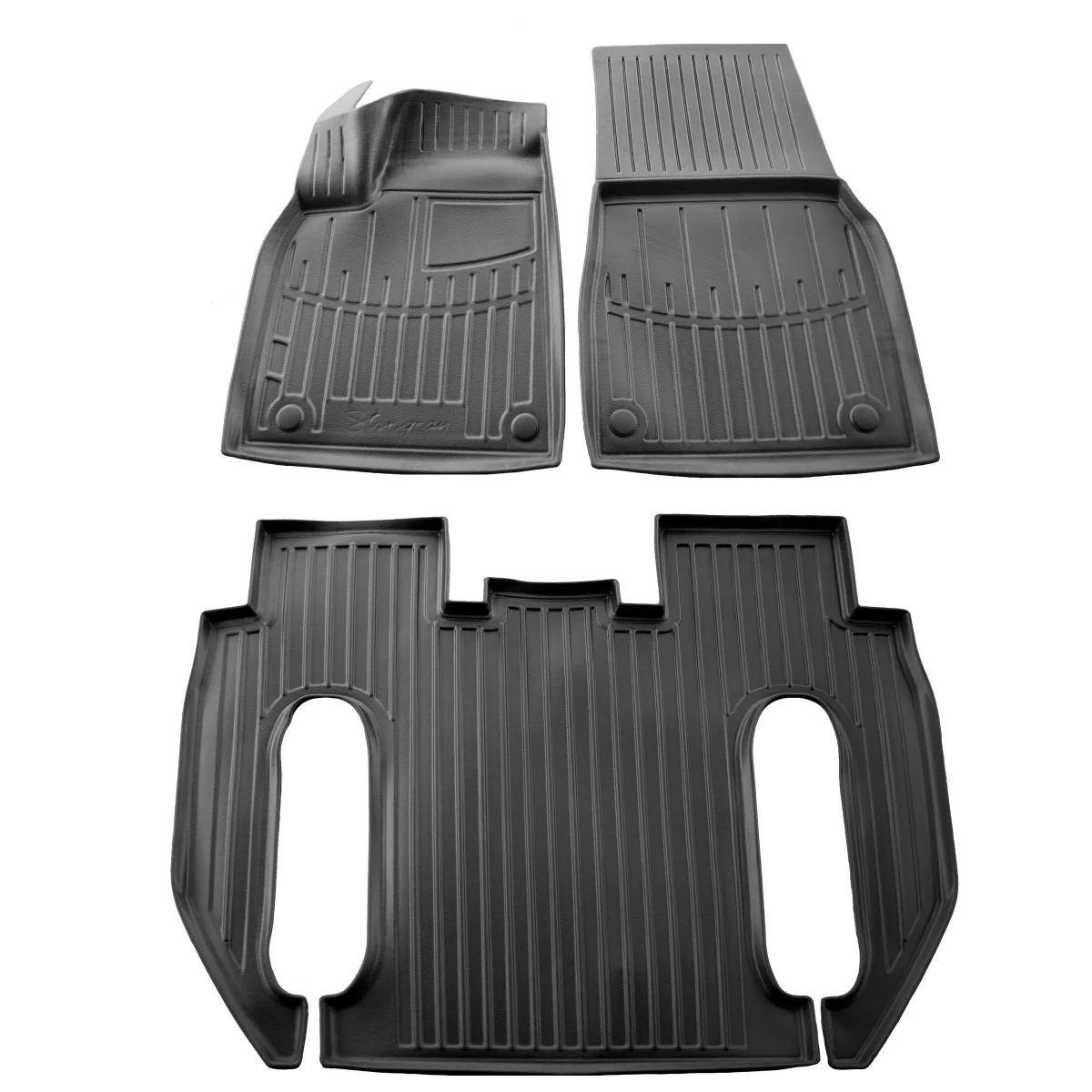 "3D, passgenaam, met hoge rand, voor Tesla Model X Plaid (2022-...) image"