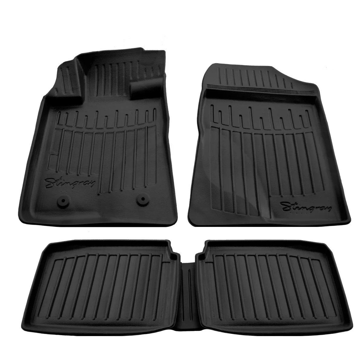 "3D voor TOYOTA Avensis (T25) (2003-2009), antislip, polyurethaan, hoge randen image"