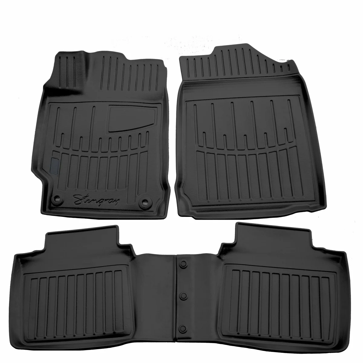 "Rubberen automatten, automatten rubber, 3D pasvorm voor TOYOTA Camry (XV50) (2011-2017), met hoge rand image"