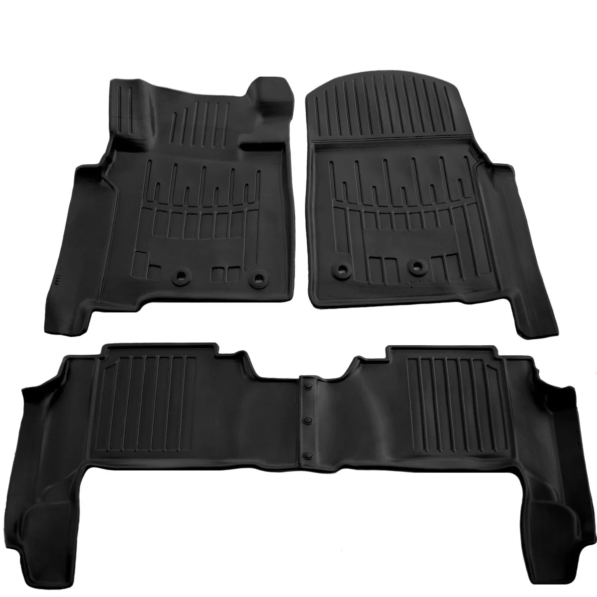 "Automatten, rubbermatten 3D voor Toyota Land Cruiser 200 (2007-2021), precies passend, met hoge rand image"