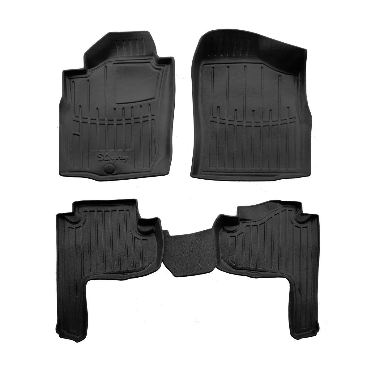 "3D, passgenaue Polyurethan Matten voor TOYOTA Land Cruiser Prado J90 (5-deurs) 1996-2002 image"