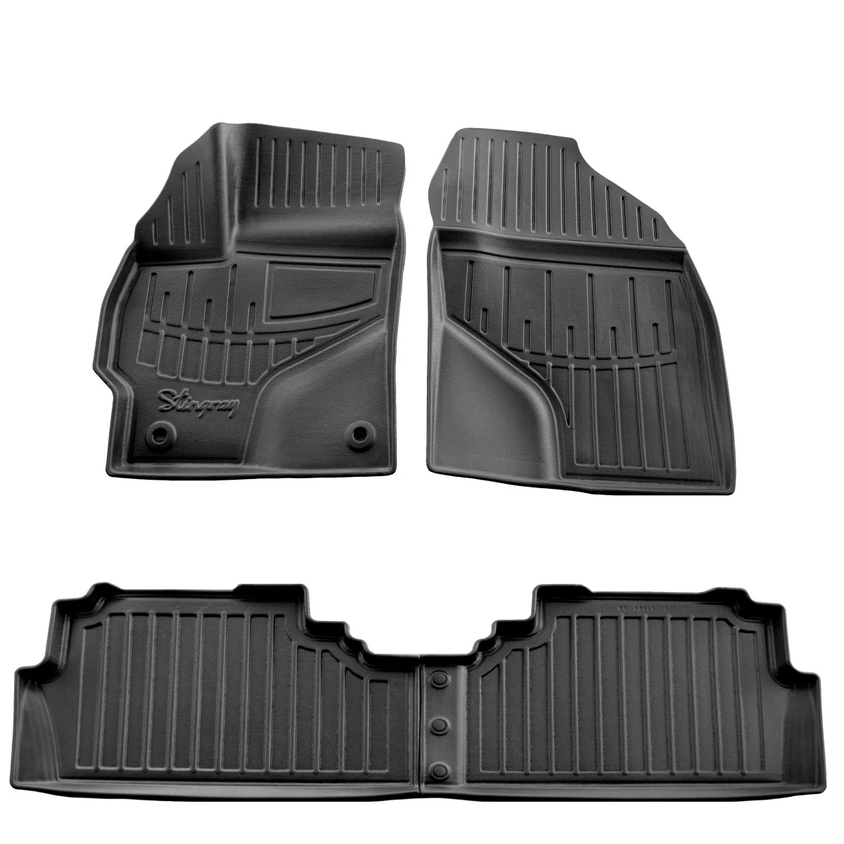 "Automatten Toyota Prius V (2011-2015), 3D rubbermatten auto, precies passend, polyurethaan image"