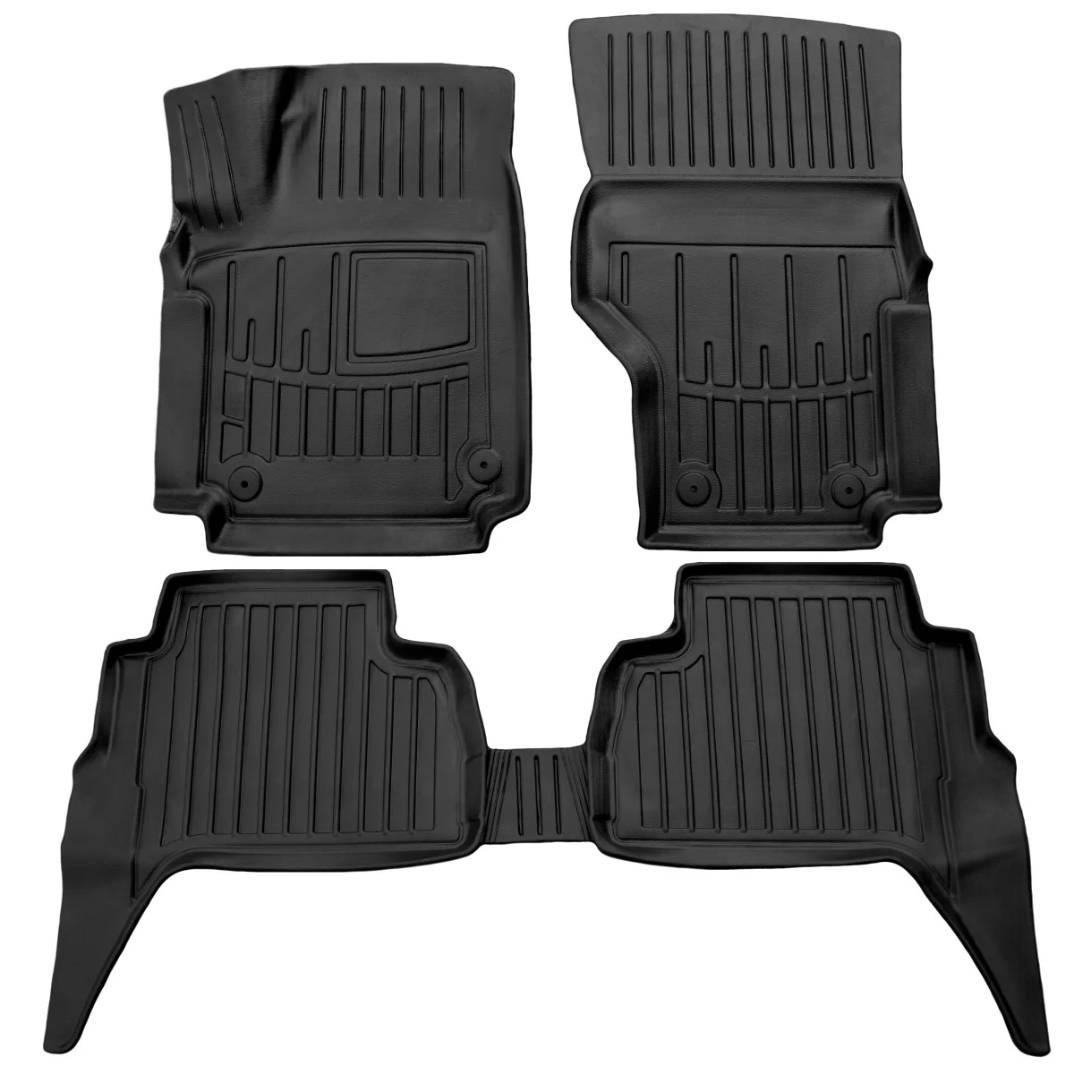 "Autovloermatten, passend voor VOLKSWAGEN Amarok (2010-2022), polyurethaan, hoograndig, antislip image"