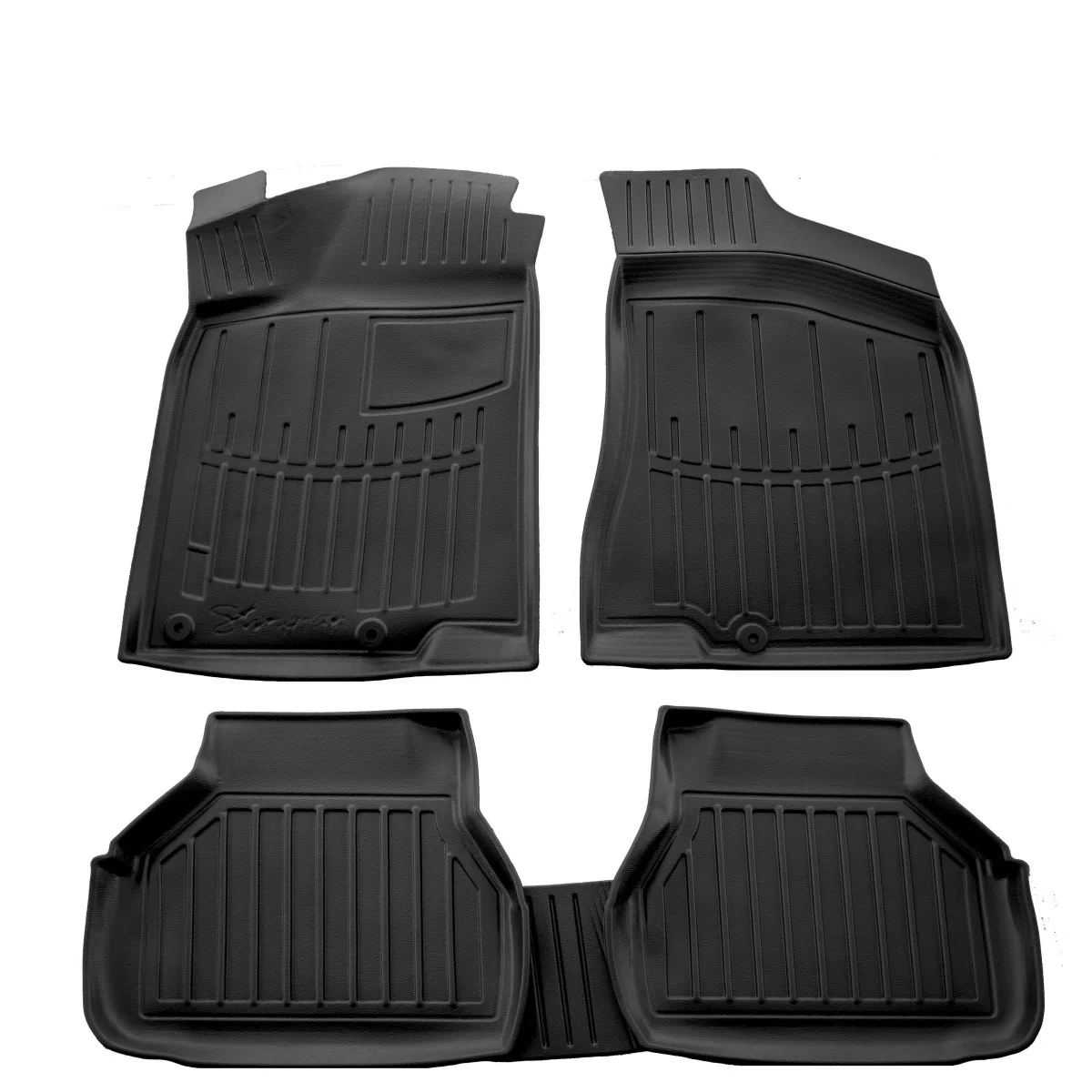 "Autovloermatten, 3D Gummimatten voor Passat B4 (1993-1996), passende vloermatten image"