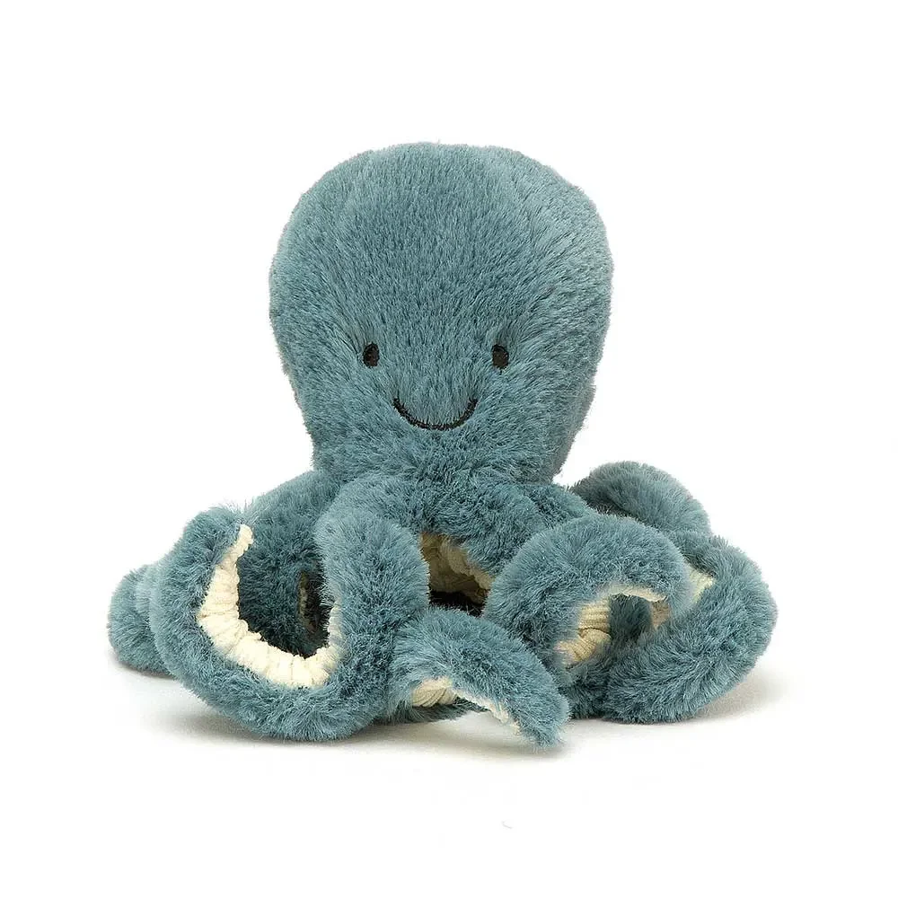 "Jellycat knuffel octopus Storm klein blauw image"