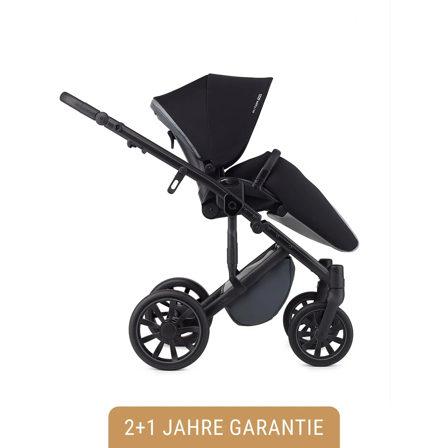Anex Kinderwagen - m/type PRO 3in1, Kleur kinderwagen: Technisch grijs