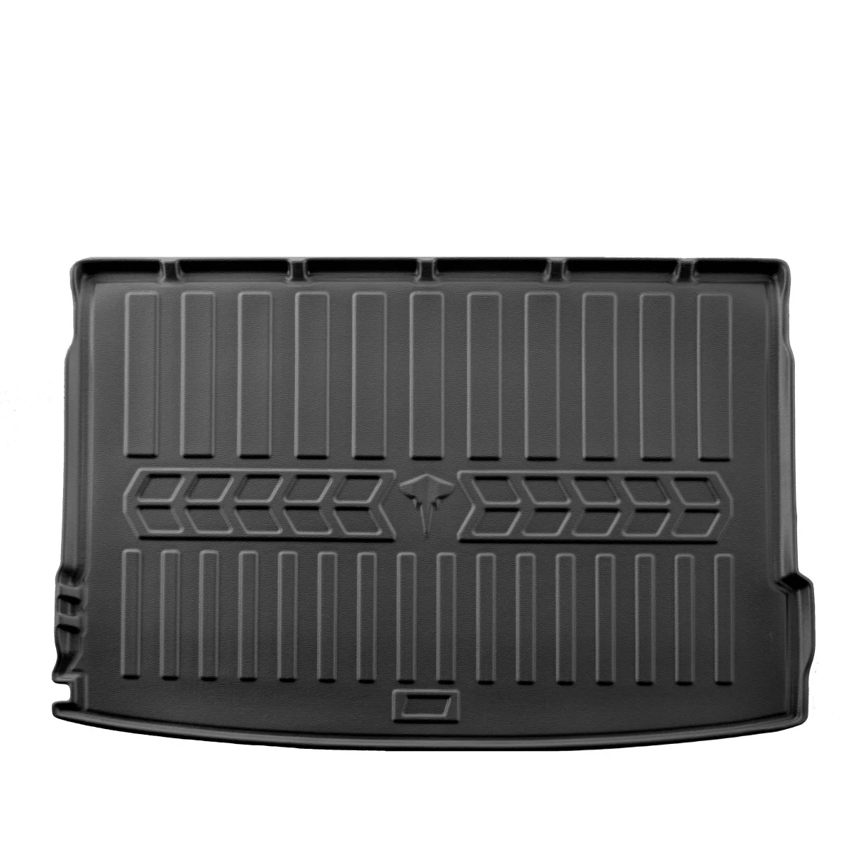 "Kofferraumbak 3D, pasvorm kofferbakmat, Hyundai Kona (vanaf 2023) boven, Polyurethaan, kofferbak bescherming image"