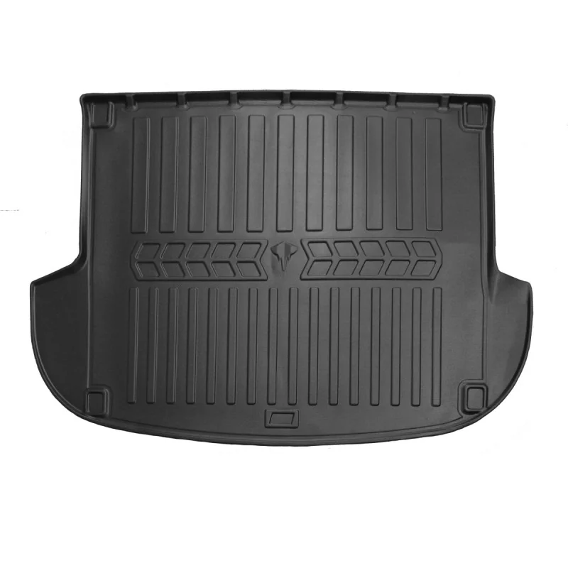 "Kofferbakmat, auto bescherming, 3D polyurethaan, precies passend, Hyundai Santa Fe II (2006-2010) 5-zits image"