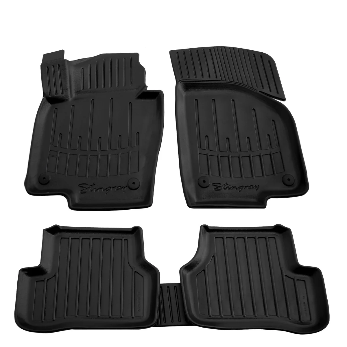 "Autovloermatten, rubber matten voor VOLKSWAGEN Passat B7 (2010-2014), precies passend, hoge rand image"
