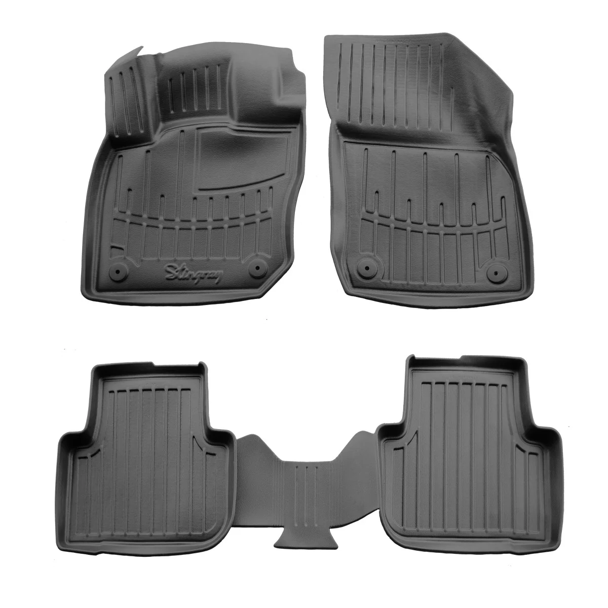 "Automatten, 3D Gummimatten Auto voor Tiguan III (2024-...), pasvorm, Polyurethaan image"
