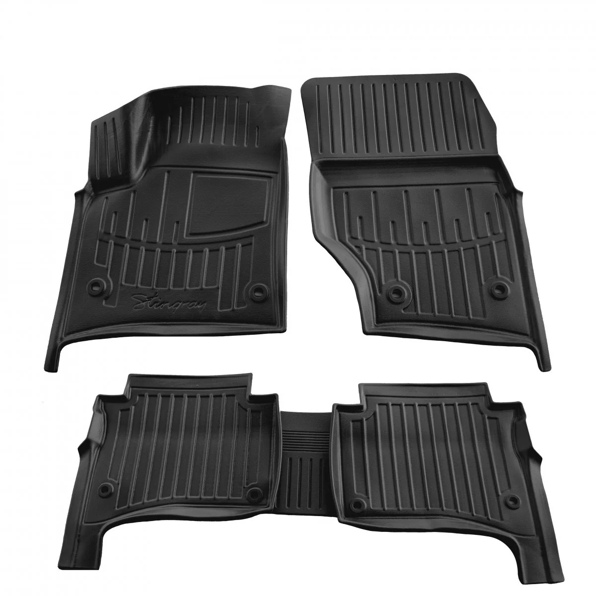 "3D rubberen automatten voor VW Touareg I (7L) 2002-2010, precies passend image"