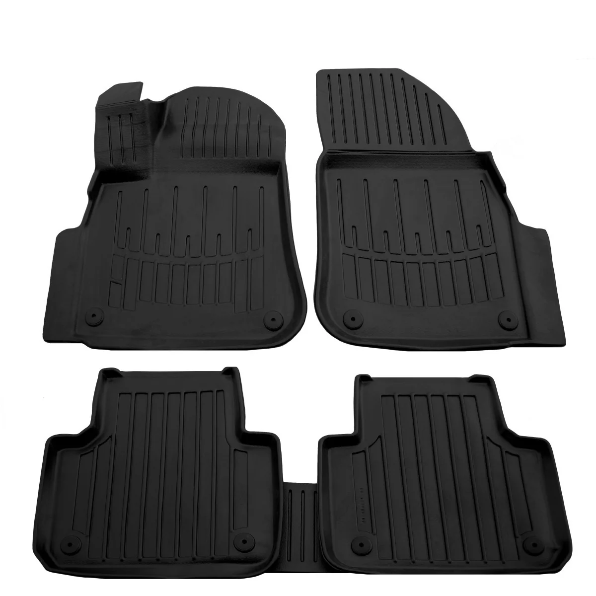 "Automatten, rubberen matten auto 3D, perfect passend voor Volkswagen Touareg III (CR) (2018-...), met hoge rand image"