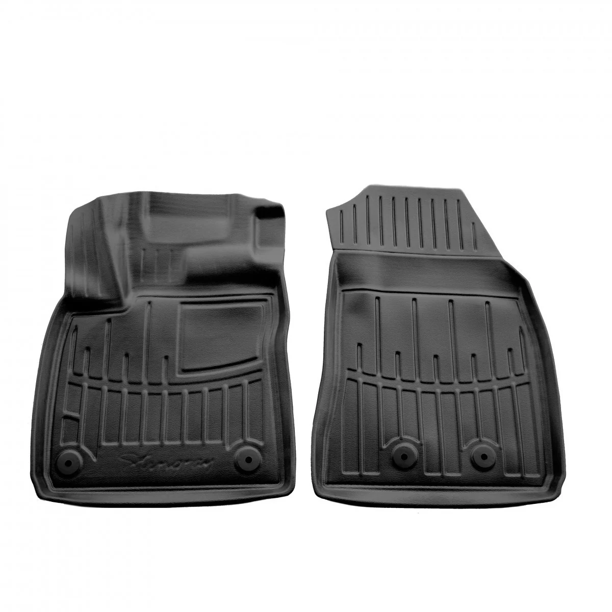 "Automatten, 3D Gummimatten Auto voor Ford Transit Courier (ab 2014), vooraan, passend, met hoge rand image"