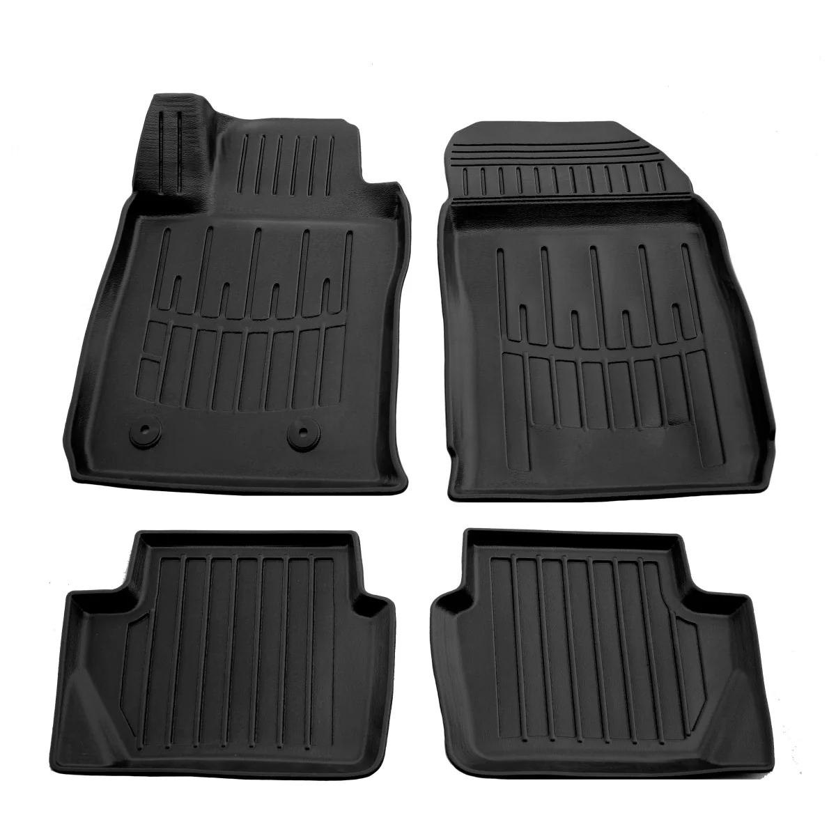 "Voetmatten auto 3D, rubberen matten op maat voor Ford Fiesta Mk7 (2010-2017) USA modellen image"
