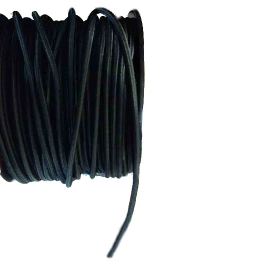 "Expanderseil 6 mm Zwart 1 Meter - Elastisch Spankoord image"