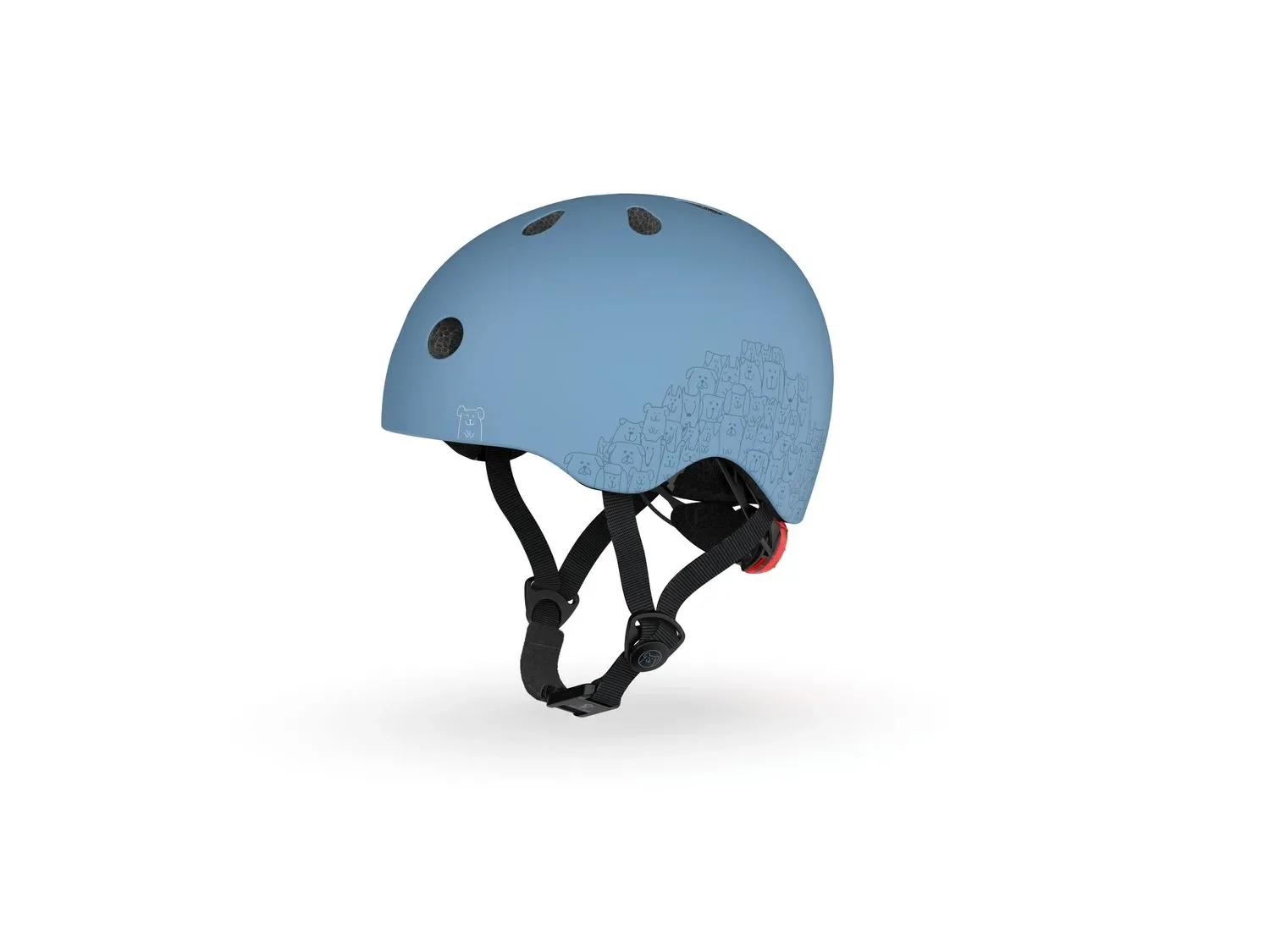 "Scoot & Ride Helm, Reflecterende helm XXS-S, Kleur: Staal image"