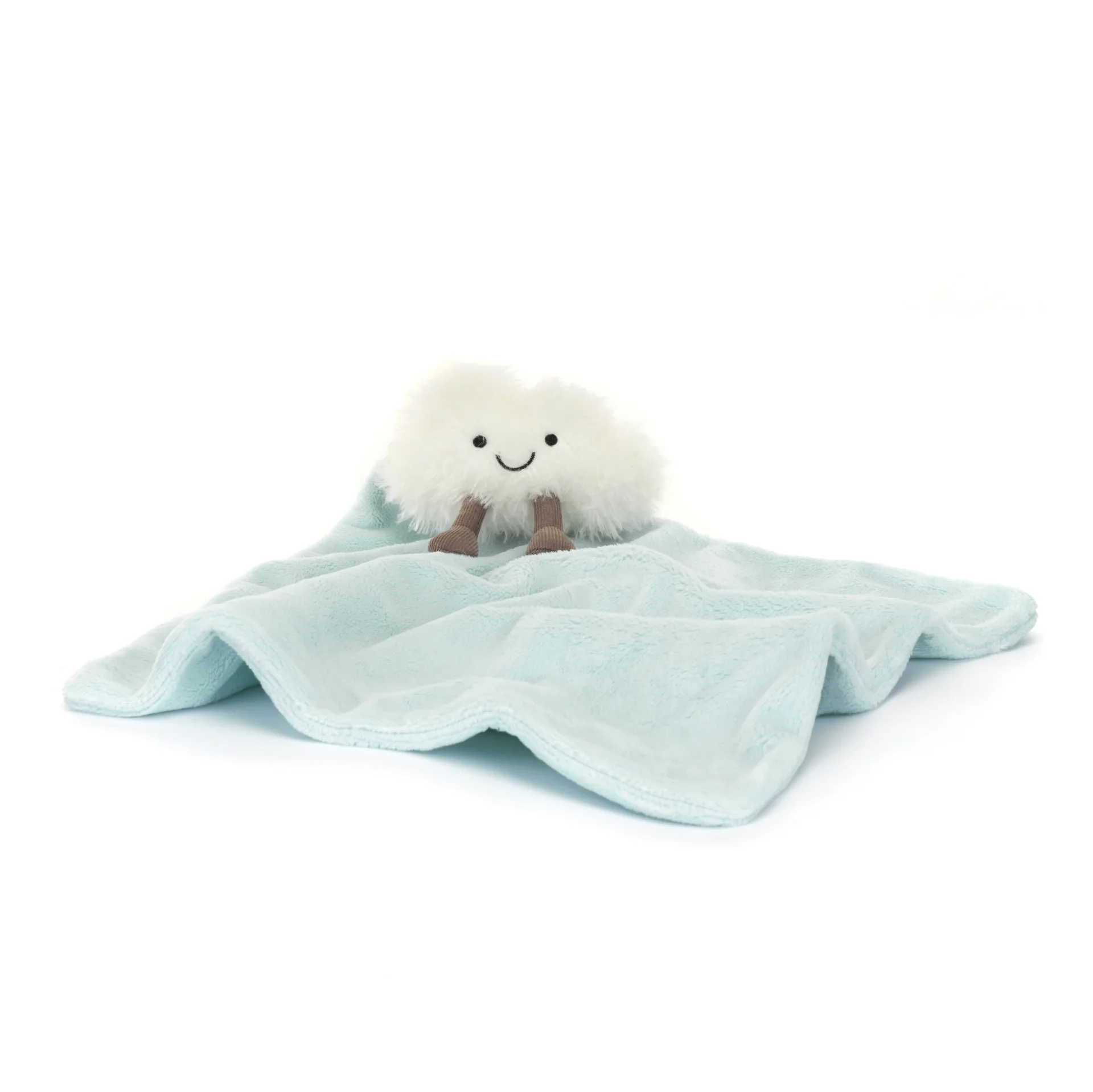 "Knuffel baby, Wolk knuffel met speenhouder, zachte pluche knuffel, baby cadeau, kraamcadeau image"