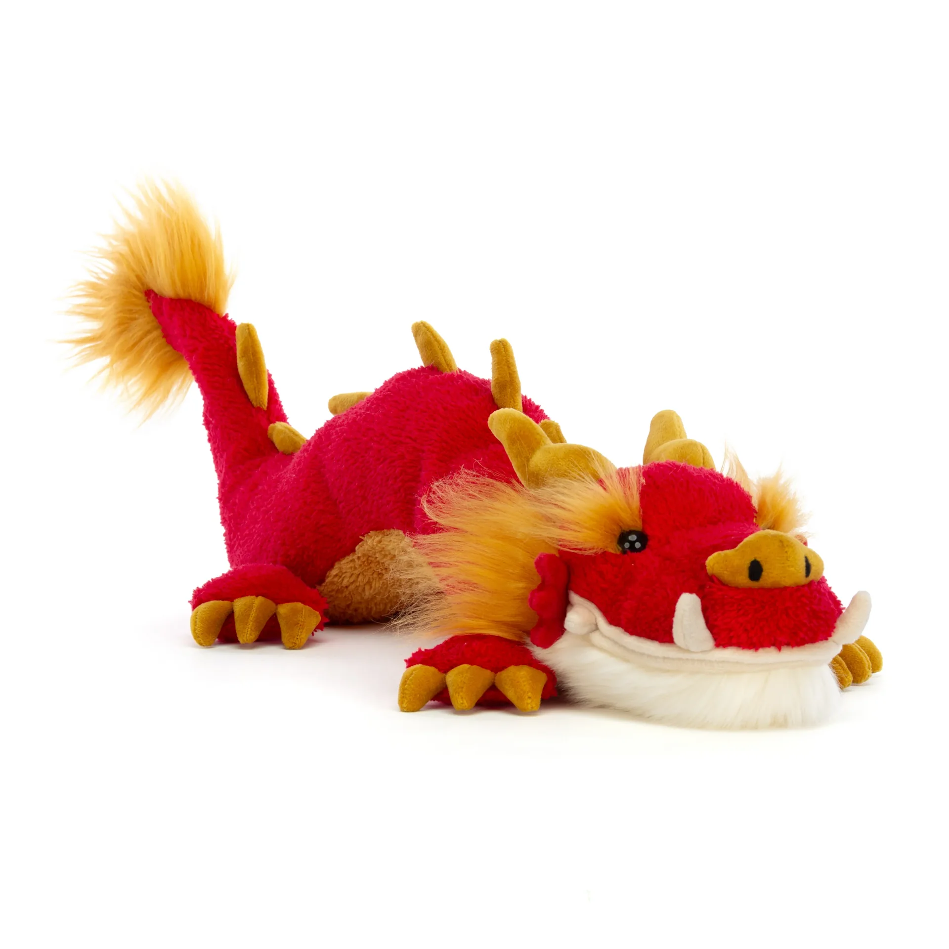 "Jellycat pluche knuffeldraak, regenboog, zacht cadeau image"