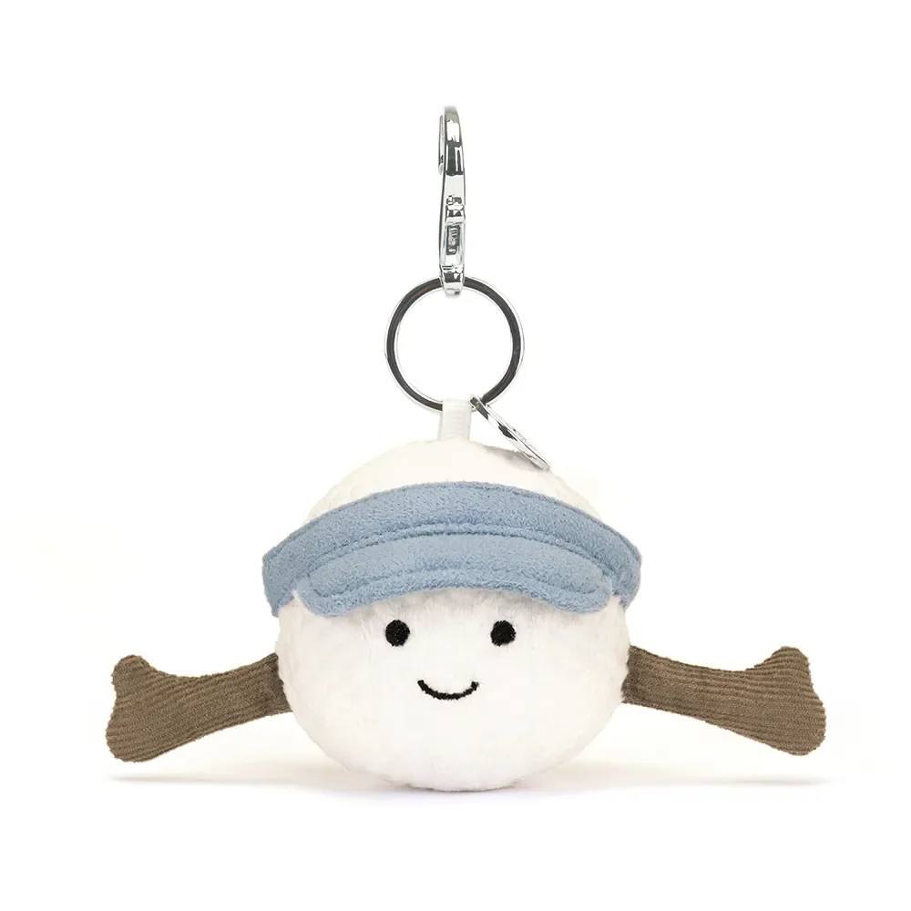 "Golf tas hanger, golf sleutelhanger, golf tas accessoire, golf cadeau, sportieve sleutelhanger image"