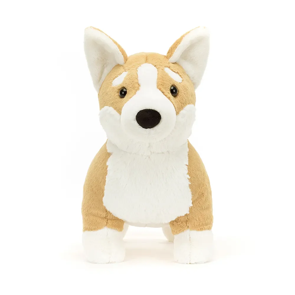 "Pluche Corgi knuffel, grote zachte kinderknuffel, 50 cm image"