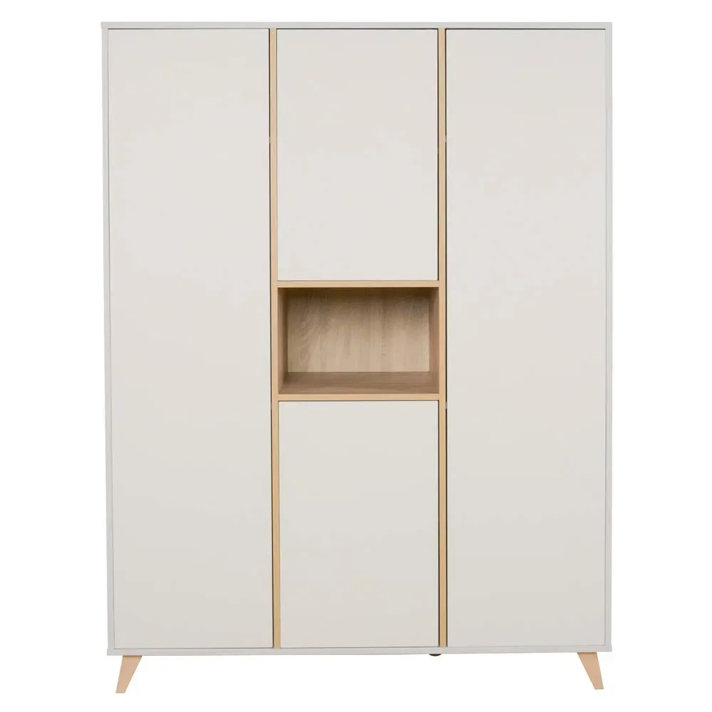 "Quax Loft 3-deurs kledingkast klei image"
