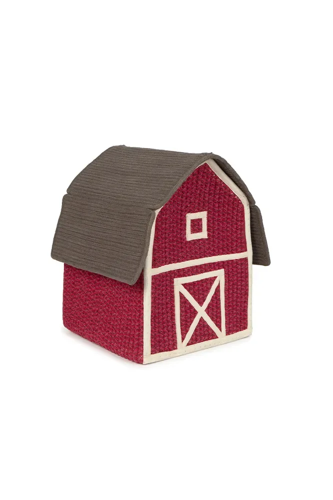 "Opbergmand kinderkamer, handgemaakte katoenen speelgoed opbergmand, decoratieve thema opbergmand image"