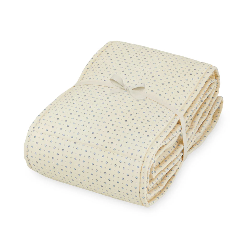 "Baby bedomranding Cam Cam Capri, bedrandbeschermer 100% biologisch katoen, nestje voor babybed image"