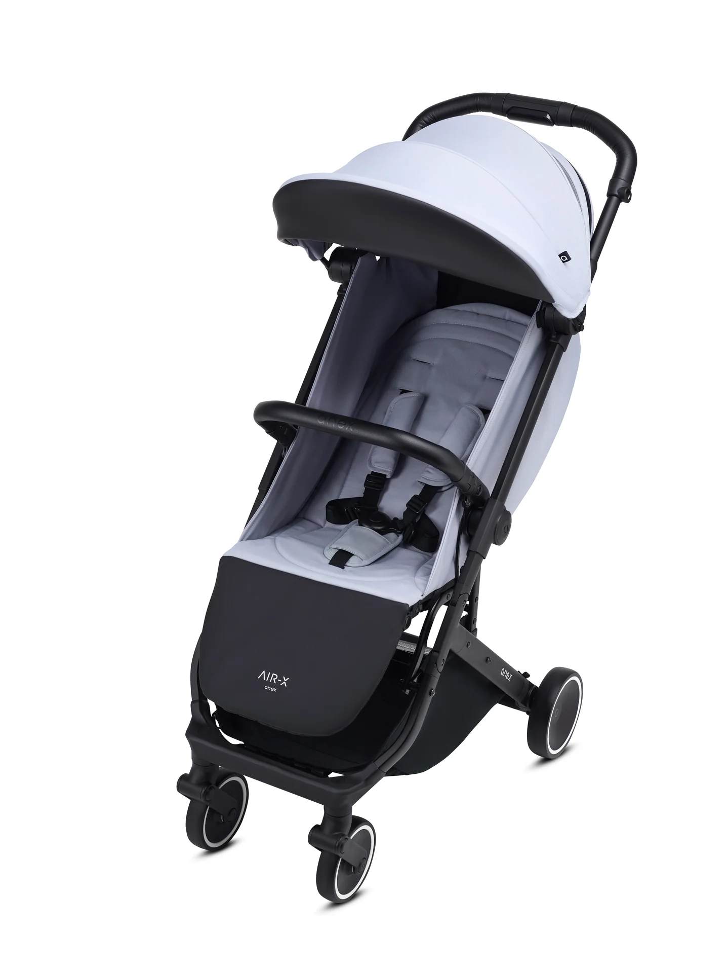 "Kinderwagen grijs, lichtgewicht, inklapbaar, wendbaar, reis buggy image"