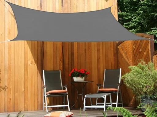 "Rechthoekig zonneseil, waterafstotend, ivoor, 250 x 300 cm image"