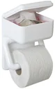 Duo toilet paper holder, with wet wipe box