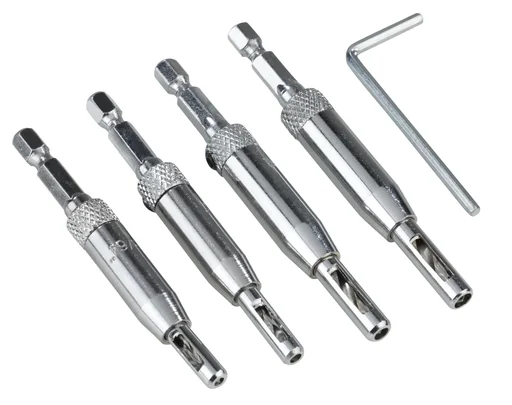 "Deurscharnierboor-set, 5-delig image"