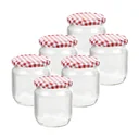 Preserving jar 425 ml, round, set of 6