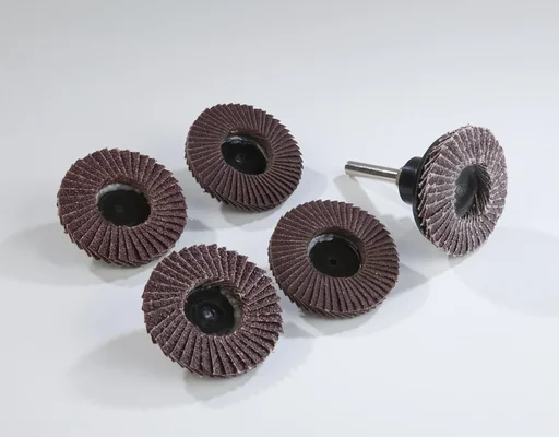 "5-piece flap disc set for drills, diameter 50 mm image"