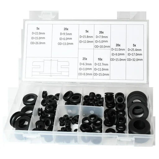 "Set rubberen doorvoertules, 110 stuks image"
