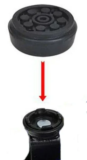 "Rubber pad for car jack Ø 39 mm image"