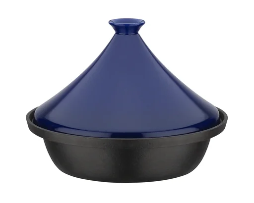 "Tajine 2-color, blue - oriental pan with lid image"