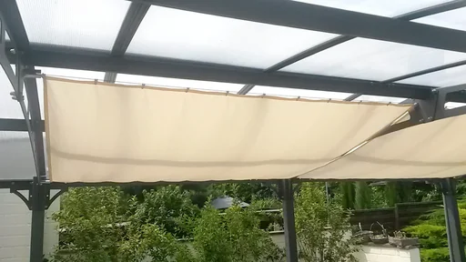 "Complete zonzeilset ivoor 270 x 140 cm image"