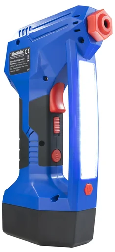 "12 Volt battery-powered air pump - with work and warning light - "Hybrid" image"