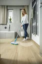 Mop floor wiper