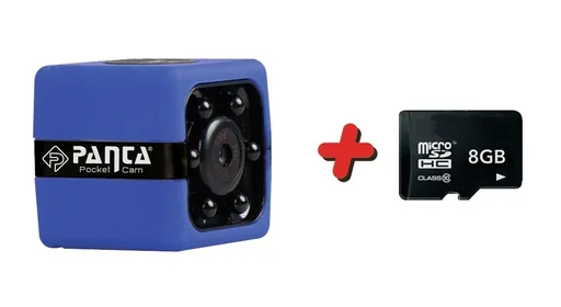 "Panta Pocket Cam HD Mini Camera - FREE 8 GB Micro SD Memory Card image"
