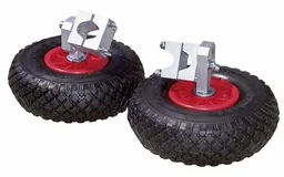 Steunwielset voor kruiwagens, set van 2