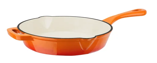 "Frying pan 26 cm with 2 spouts Orange Shadow image"