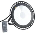LED high bay spotlight, 100 watts, 11000 lumens, selectable light color, remote controllable